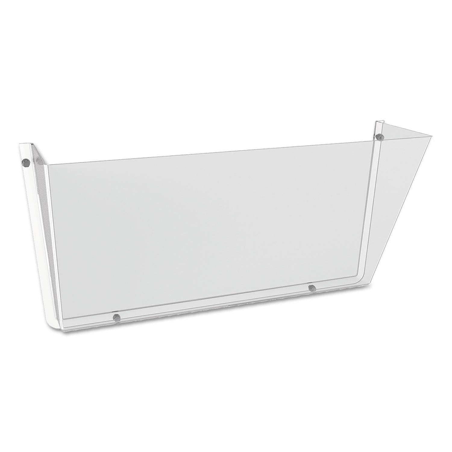 Deflecto Unbreakable DocuPocket - 1 Pocket(s) - 1 Compartment(s) - 6.50" Height x 14.50" Width x 3" Depth - Unbreakable - Clear - Plastic - 1 Each