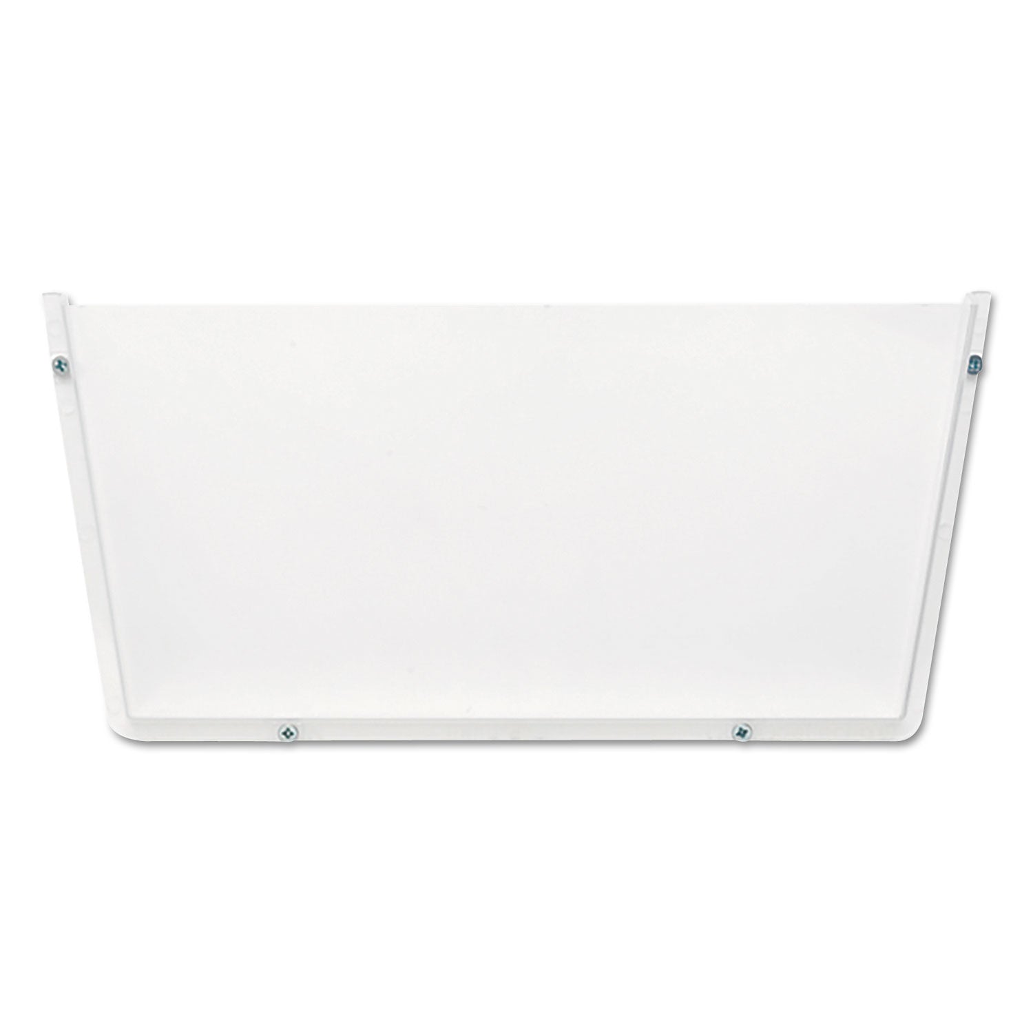 Deflecto Unbreakable DocuPocket - 1 Pocket(s) - 1 Compartment(s) - 6.50" Height x 14.50" Width x 3" Depth - Unbreakable - Clear - Plastic - 1 Each