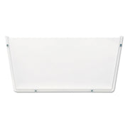 Deflecto Unbreakable DocuPocket - 1 Pocket(s) - 1 Compartment(s) - 6.50" Height x 14.50" Width x 3" Depth - Unbreakable - Clear - Plastic - 1 Each