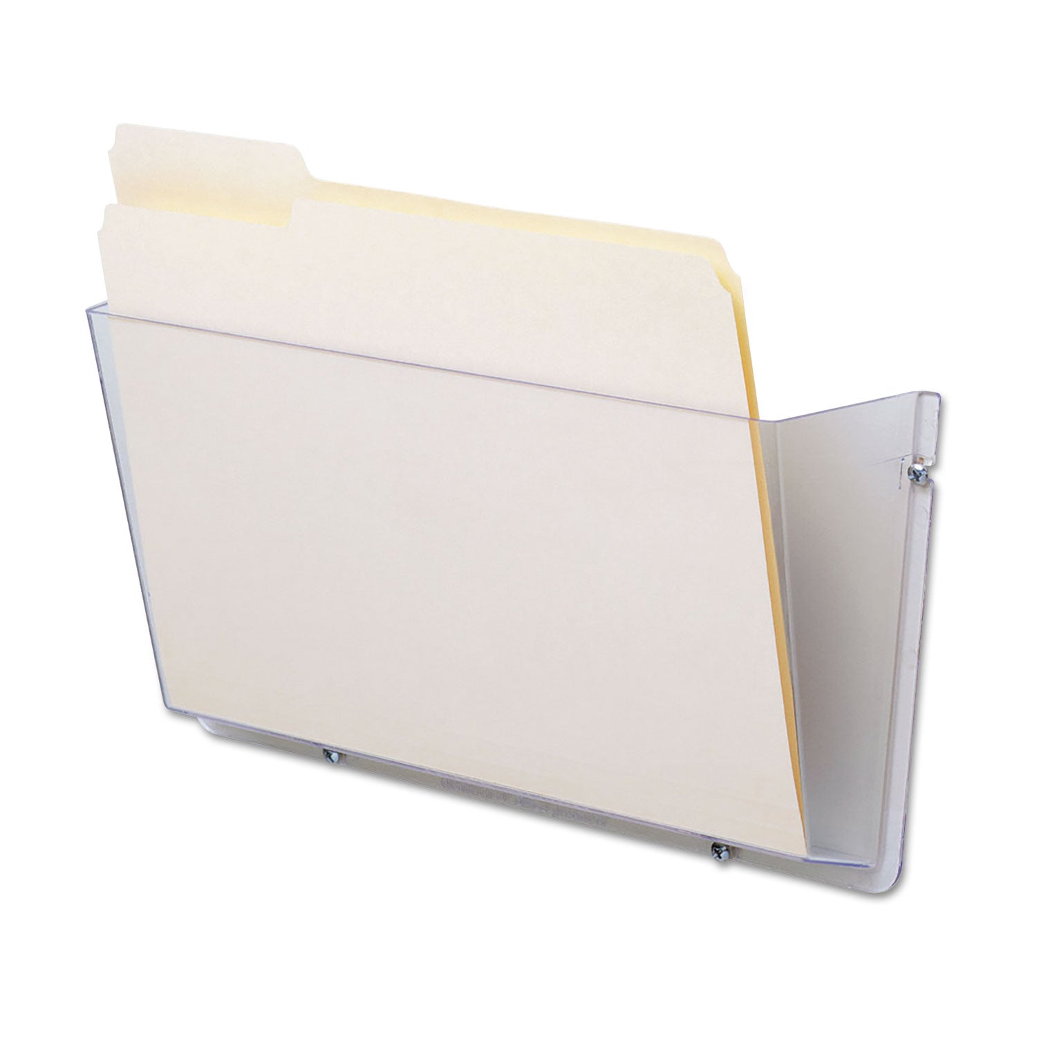 Deflecto Unbreakable DocuPocket - 1 Pocket(s) - 1 Compartment(s) - 6.50" Height x 14.50" Width x 3" Depth - Unbreakable - Clear - Plastic - 1 Each