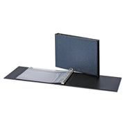 1" Binder Capacity - Fastener(s): D-Ring - Board - Black - Recycled - Textured, Eco-friendly, Zipper Closure, Pen Holder - 1 Each
