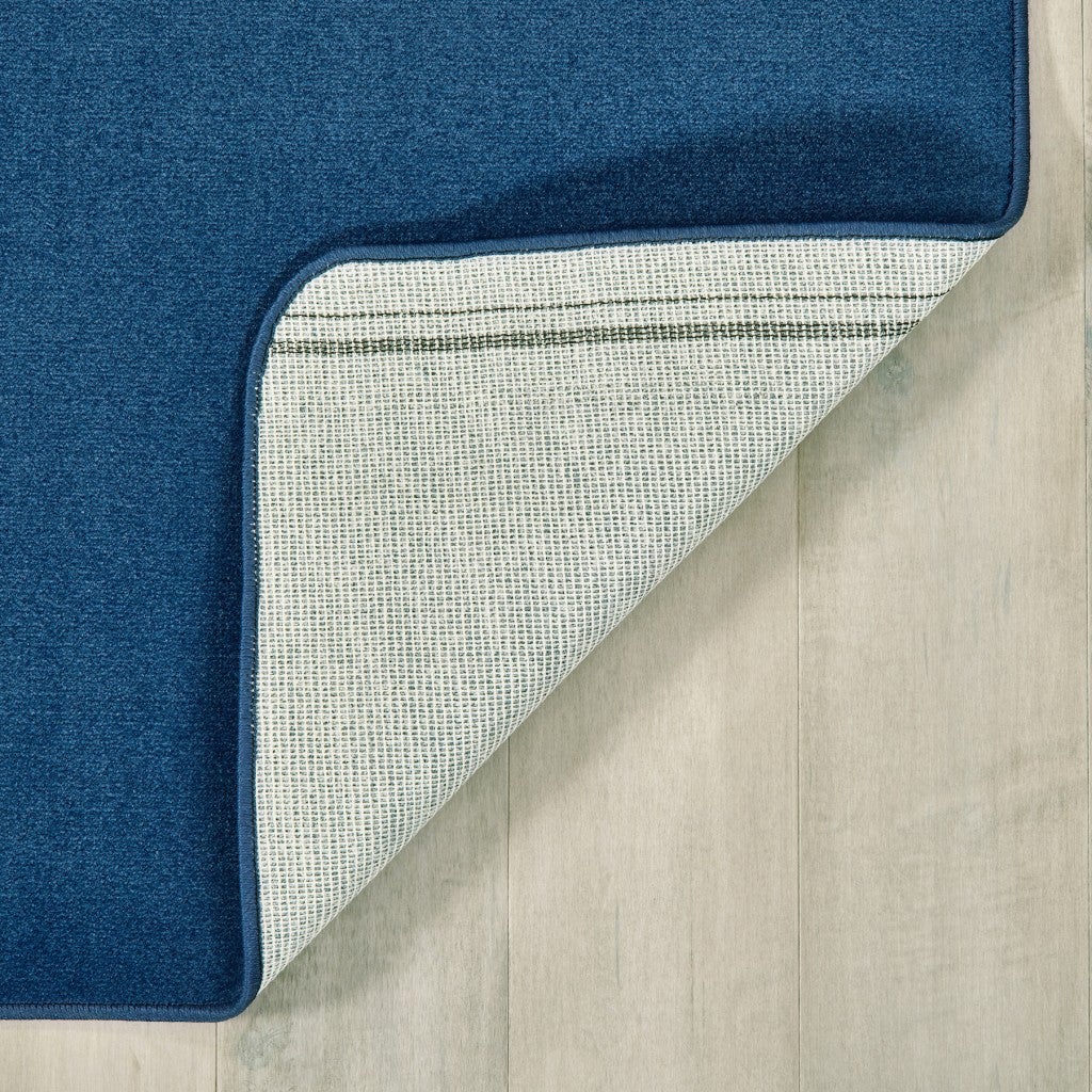Mt Shasta Solids Collection Carpet Ocean Blue  - 4ft x 6ft - Rectangle - Ocean Blue