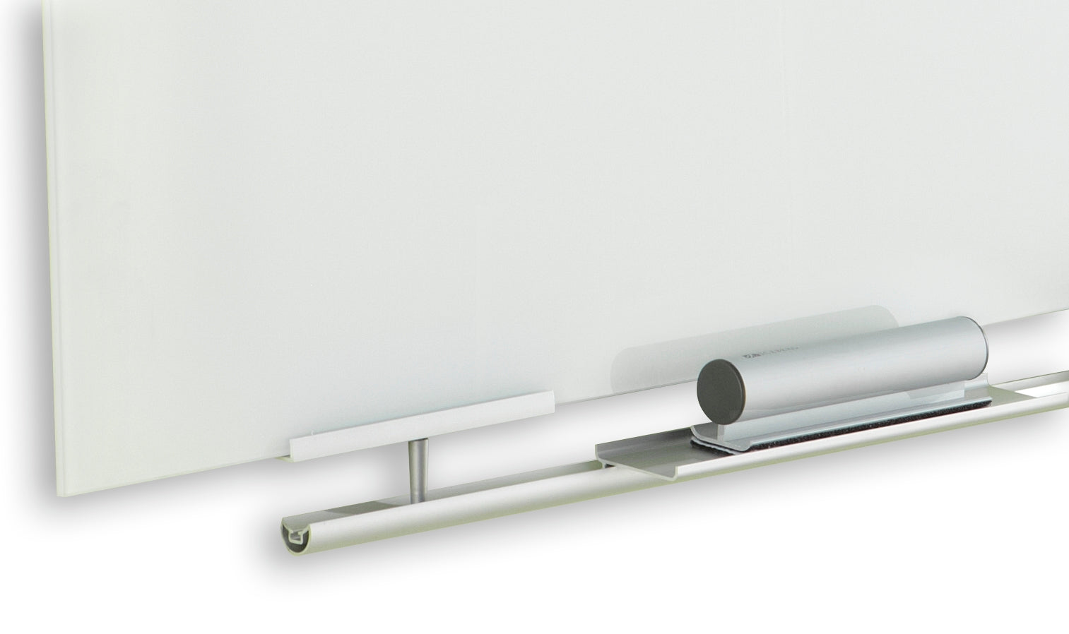 Clarity™ Dry Erase Board, Glass w/Aluminum Trim - 48" x 36"