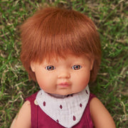 Baby Doll Caucasian Redhead Boy 15"