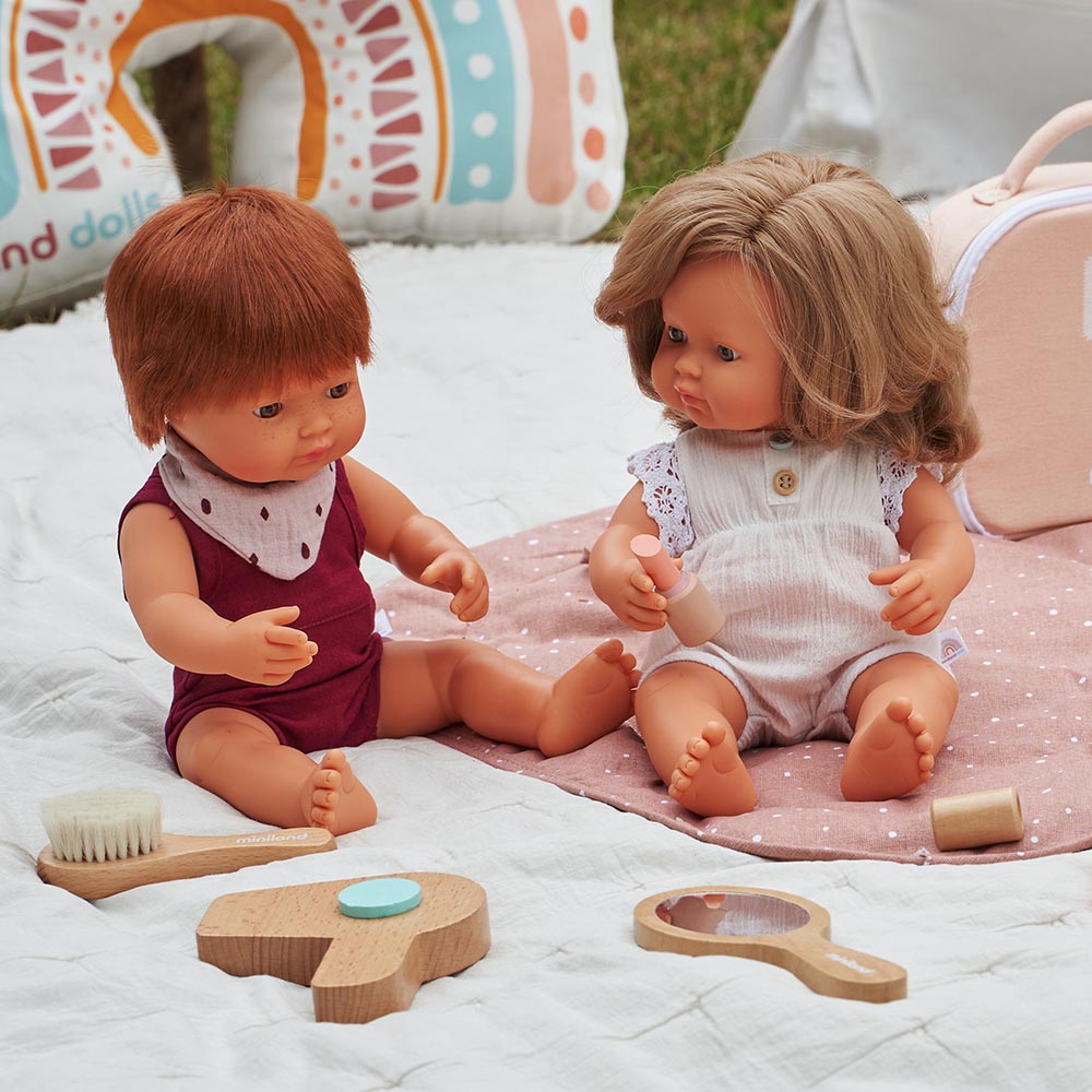 Baby Doll Caucasian Redhead Boy 15"