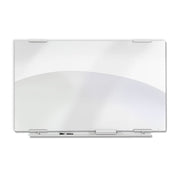 Clarity™ Dry Erase Board, Glass w/Aluminum Trim - 60" x 36"