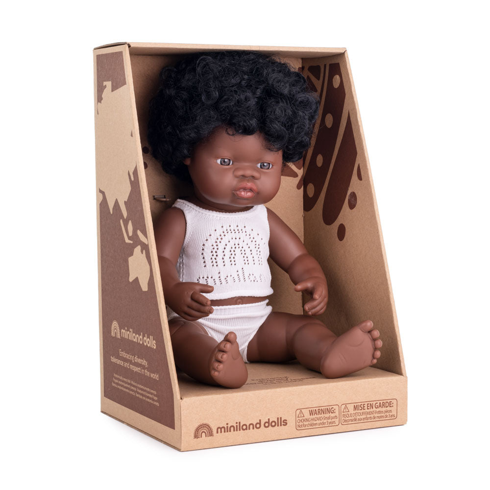 Baby Doll African Girl 15"