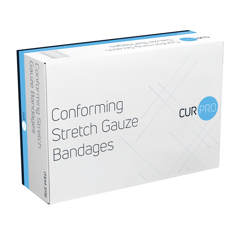 Conforming Stretch Gauze Bandage - Sterile, 6" - 6 pcs per Box/8 boxes per Case