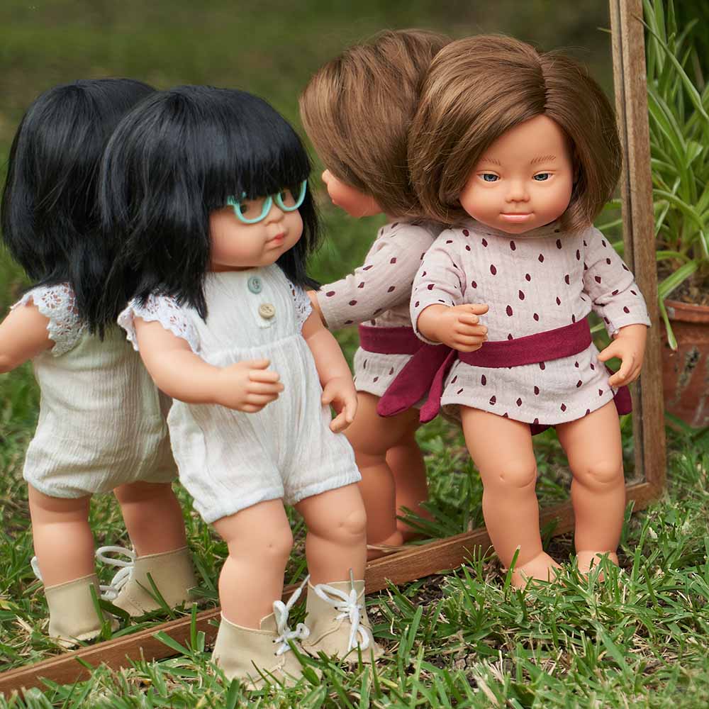 Baby Doll Caucasian Girl with Down Syndrome 15”