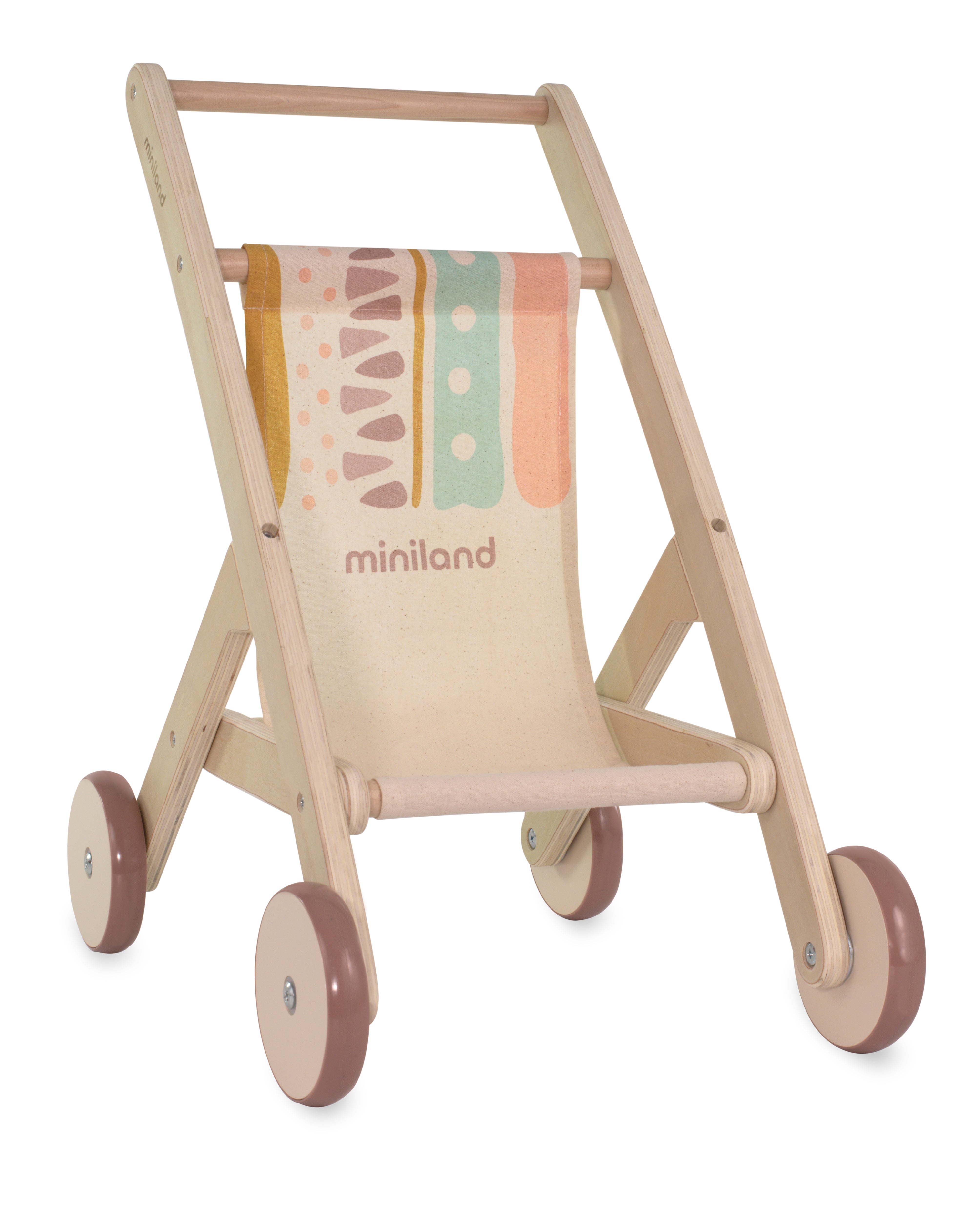 Wooden Doll Stroller