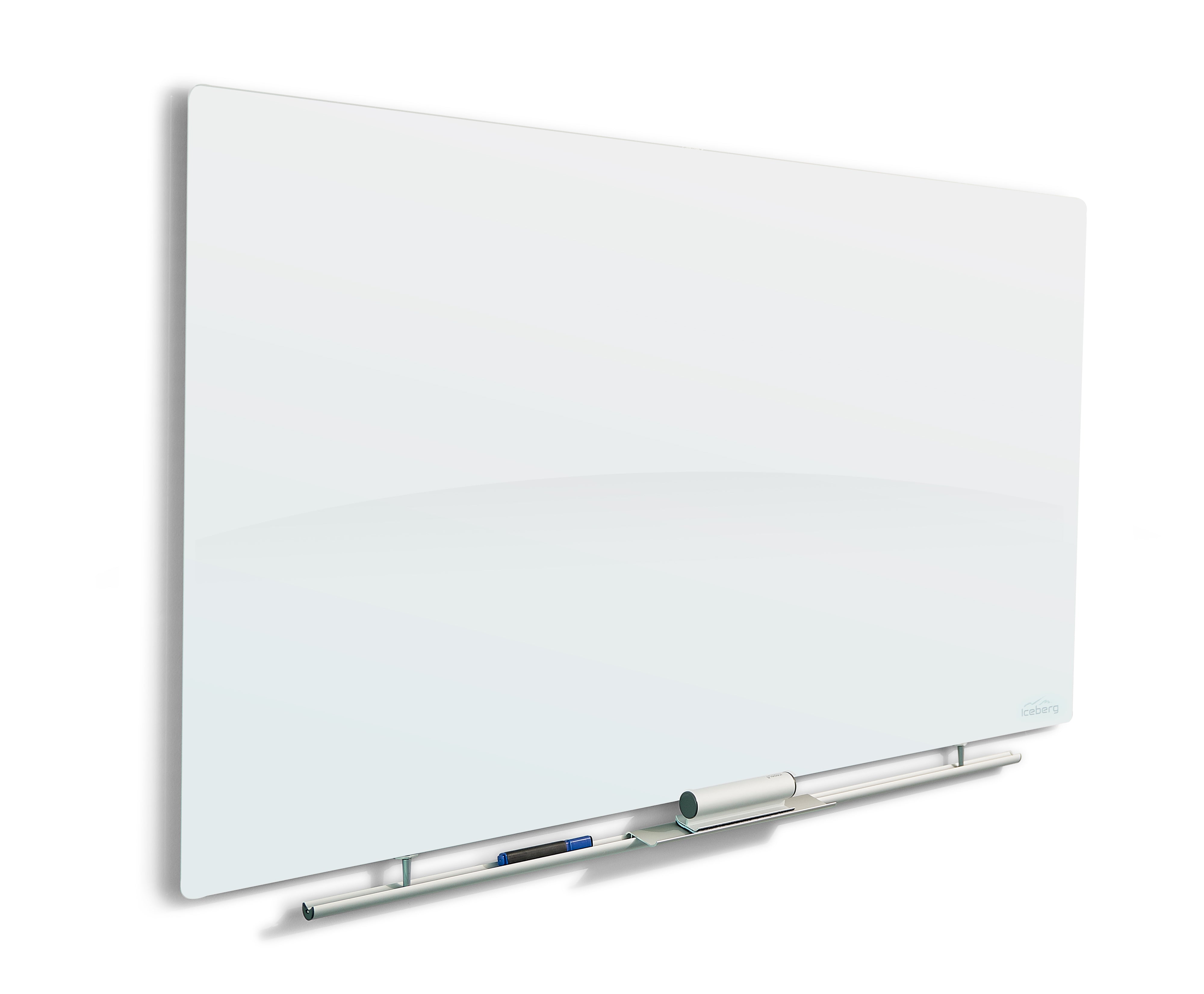 Clarity™ Magnetic Glass Dry Erase Board - 42"x74"