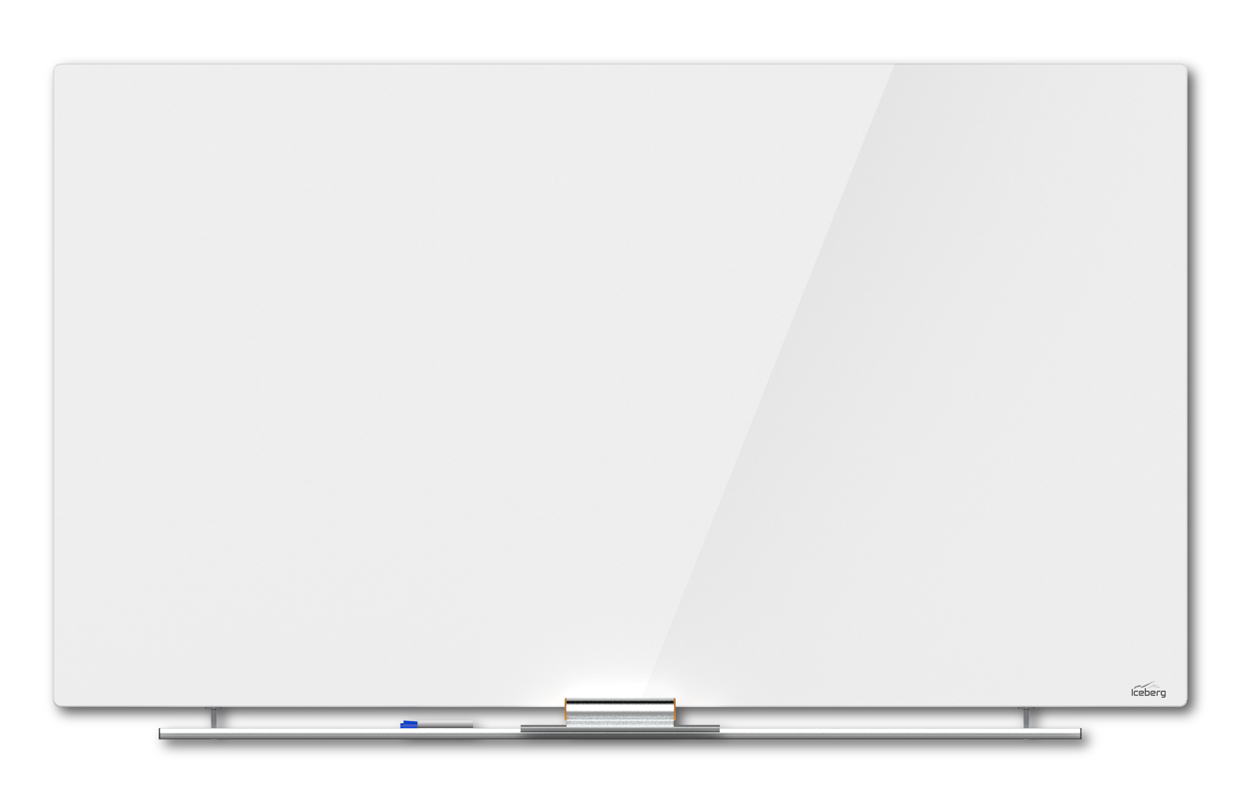 Clarity™ Magnetic Glass Dry Erase Board - 42"x74"