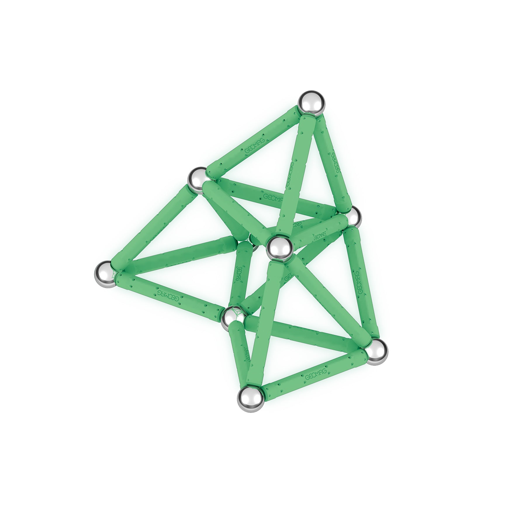 Geomag™ Glow in the Dark Magnetic Building Blocks Set, 42 Pieces