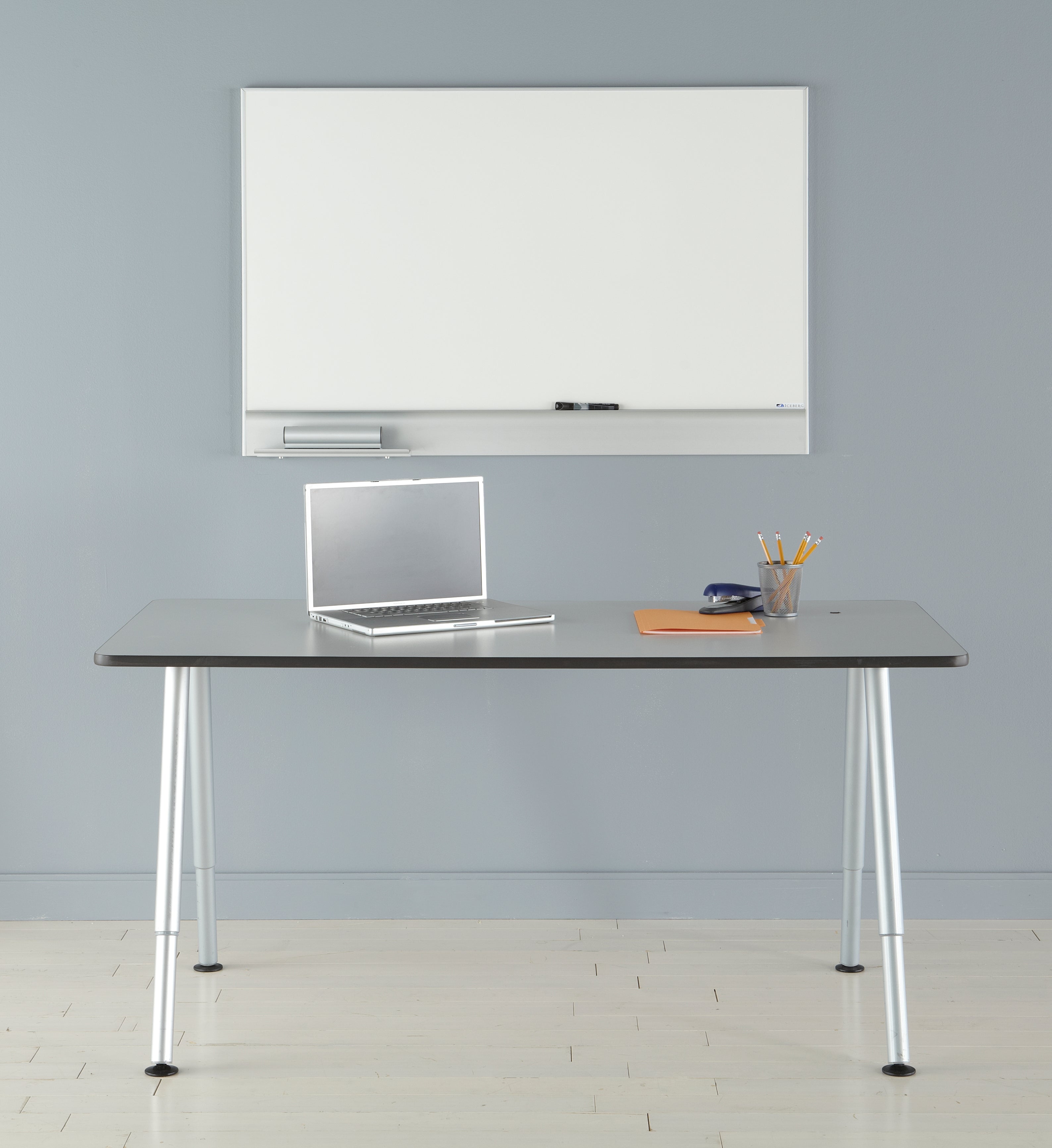 Polarity™ Magnetic Dry Erase White Board - 48" x 32" Aluminum Frame