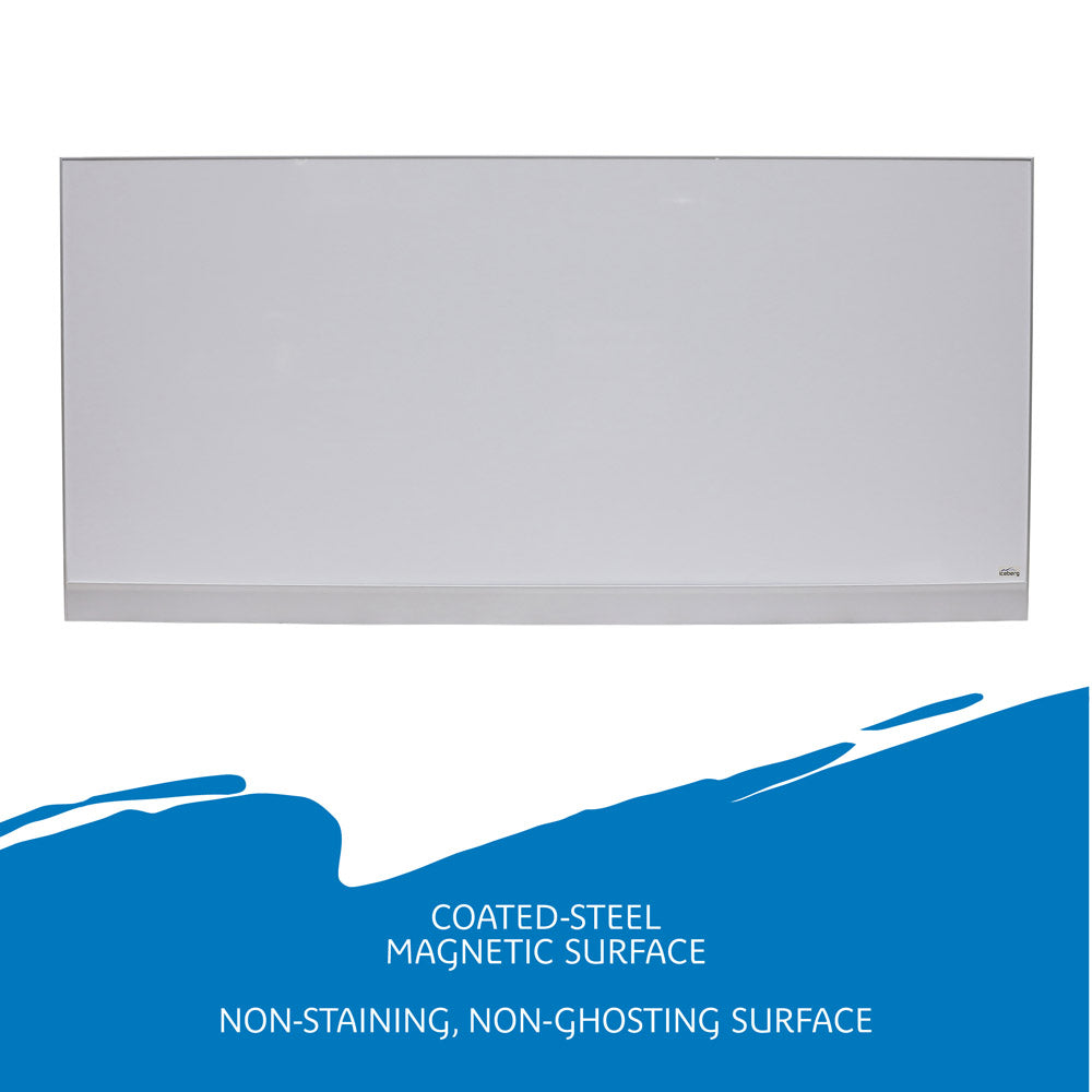 Polarity™ Magnetic Dry Erase White Board - 48" x 32" Aluminum Frame