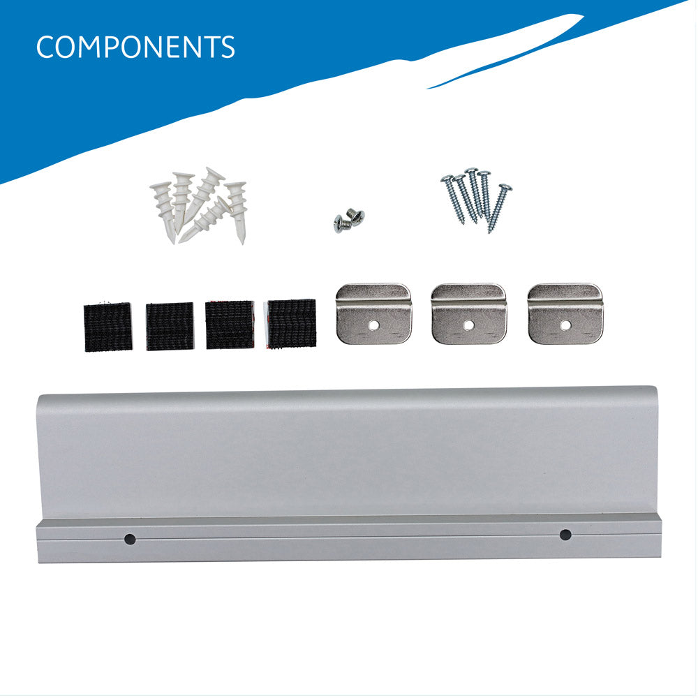 Polarity™ Magnetic Dry Erase White Board - 48" x 32" Aluminum Frame