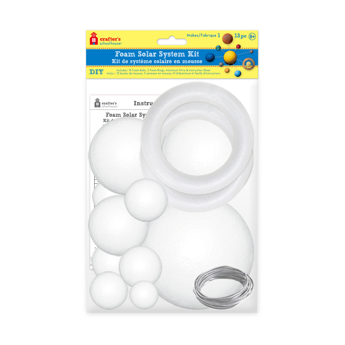 SCHOOLHOUSE SOLAR SYSTEM KIT 13PC
