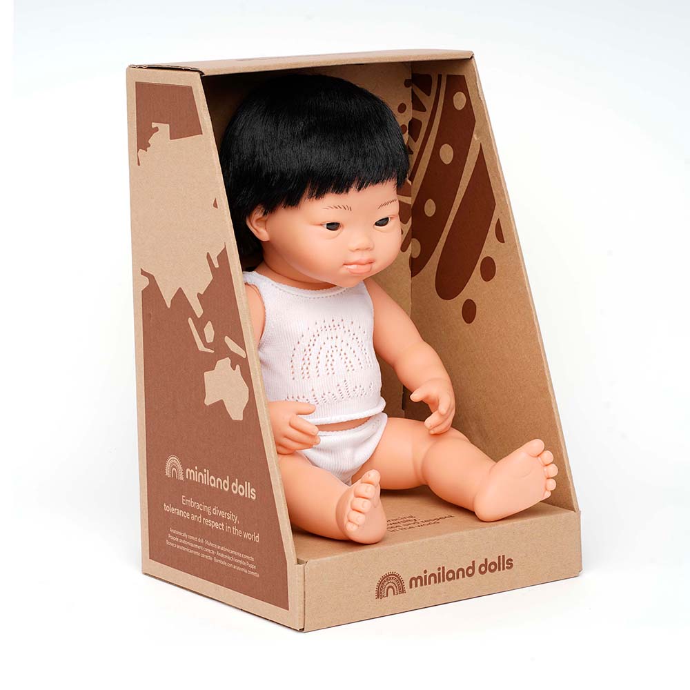 Baby Doll Asian Boy with Down Syndrome 15''