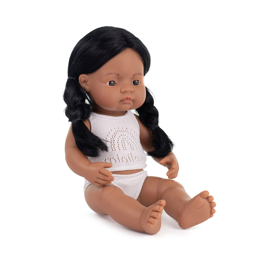 Baby Doll Native American Girl 15'' (box)