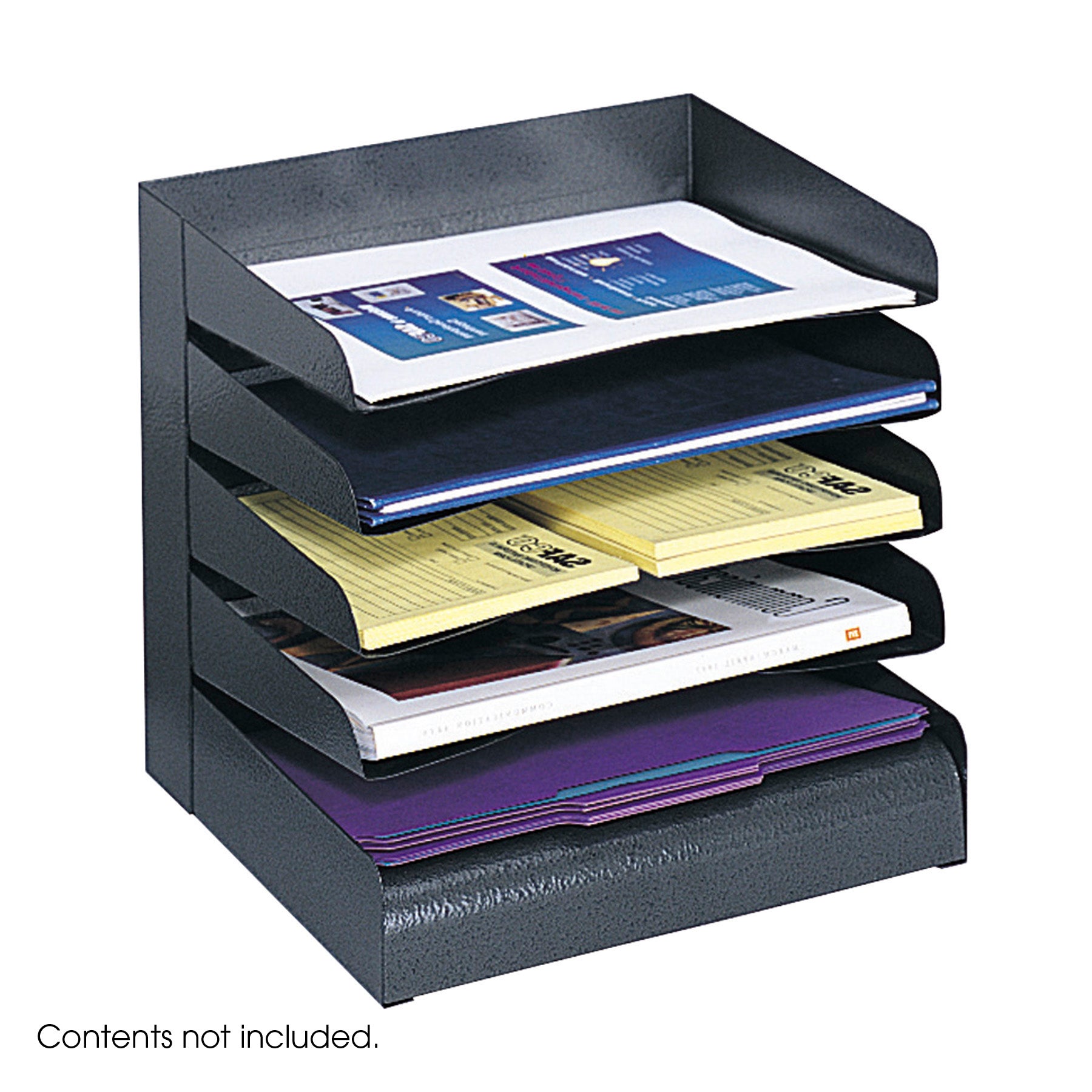 Orgnzr Desk Tray 5Tier Ltr Stl