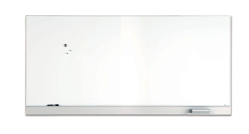 Polarity™ Magnetic Dry Erase White Board - 96" x 46" Aluminum Frame