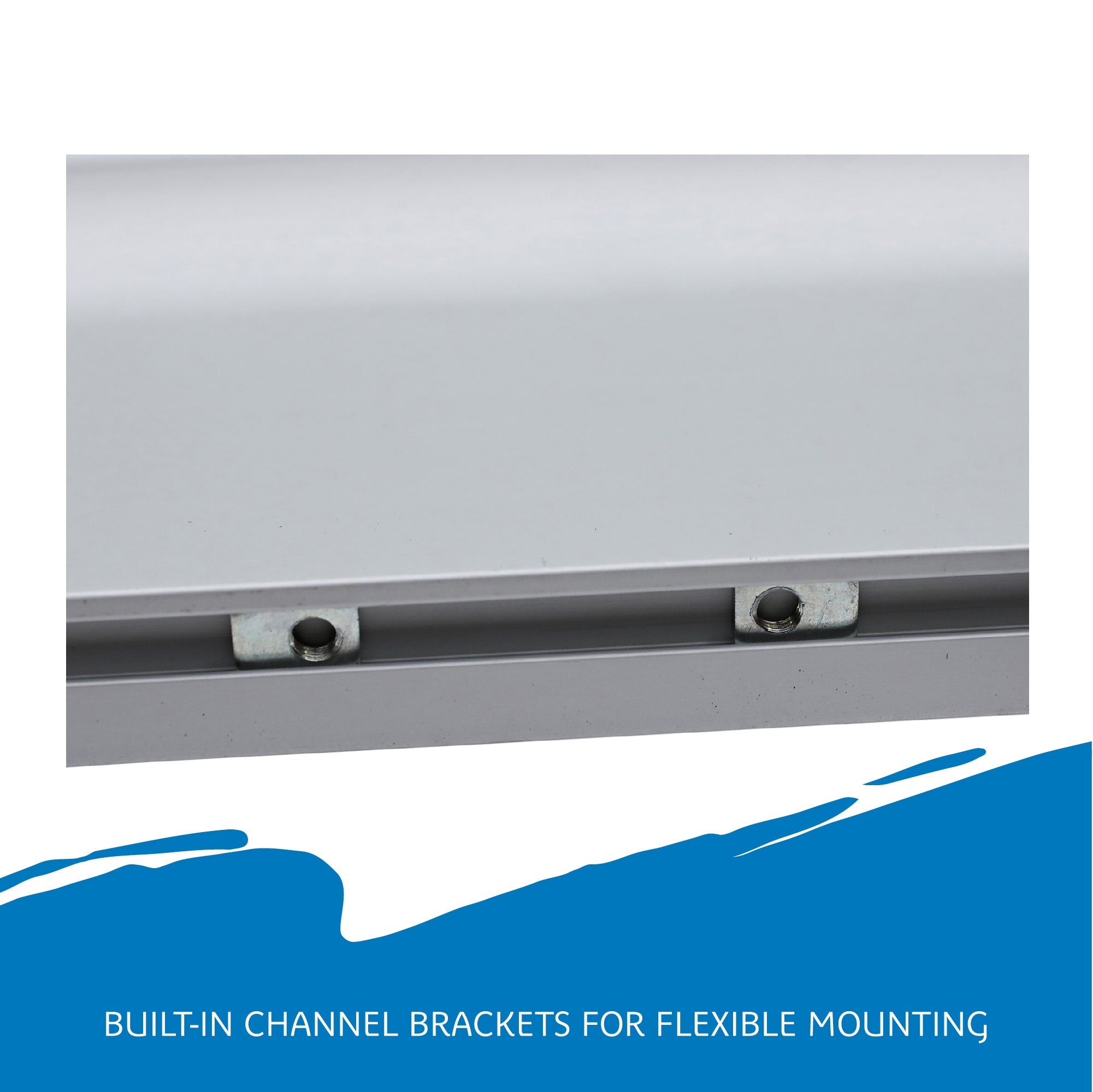 Polarity™ Magnetic Dry Erase White Board - 96" x 46" Aluminum Frame