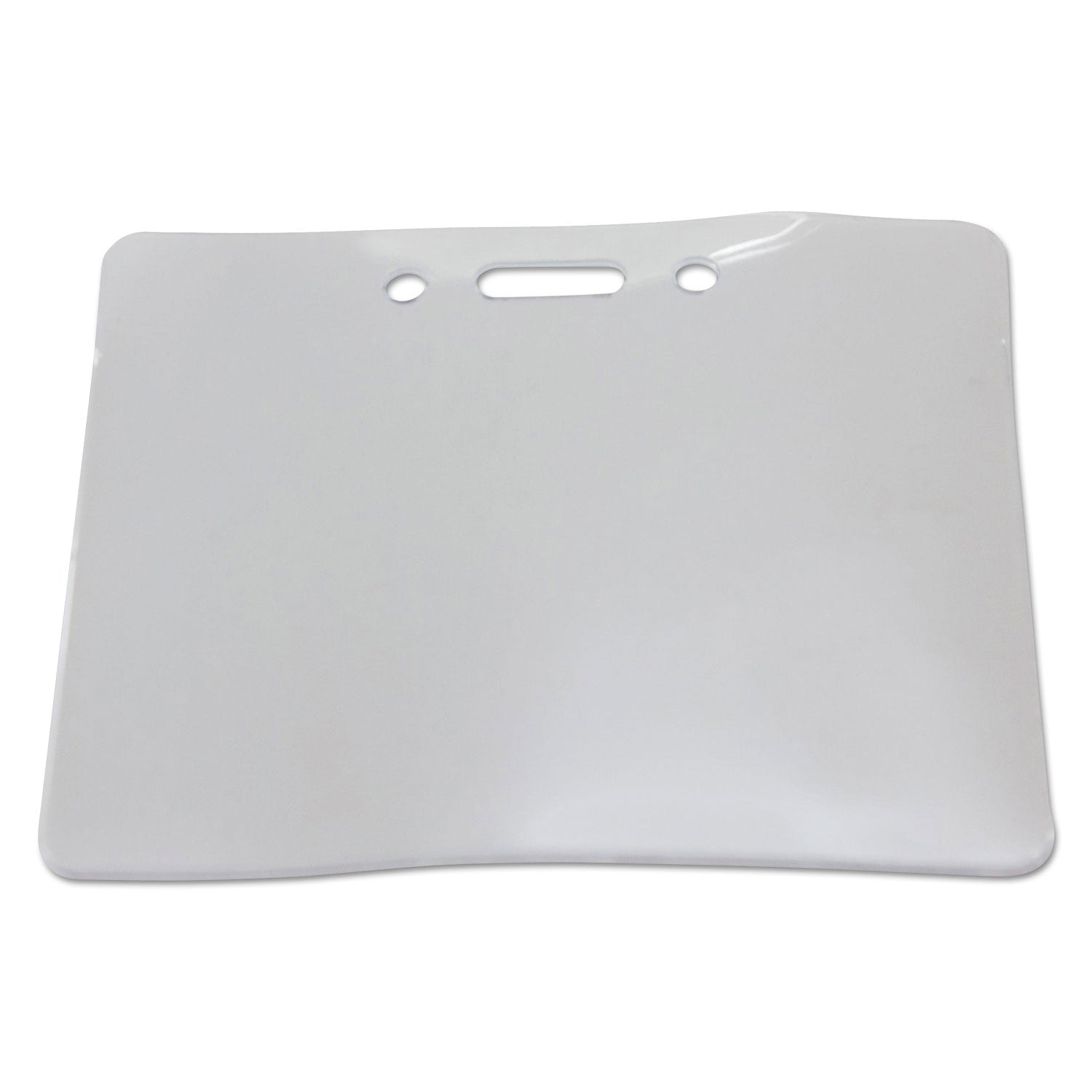 Proximity Badge Holders, Horizontal, Clear, Pack of 50