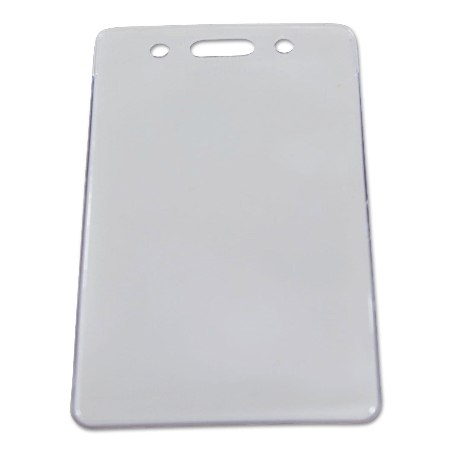 Proximity Badge Holders, Vertical, Clear, Pack of 50