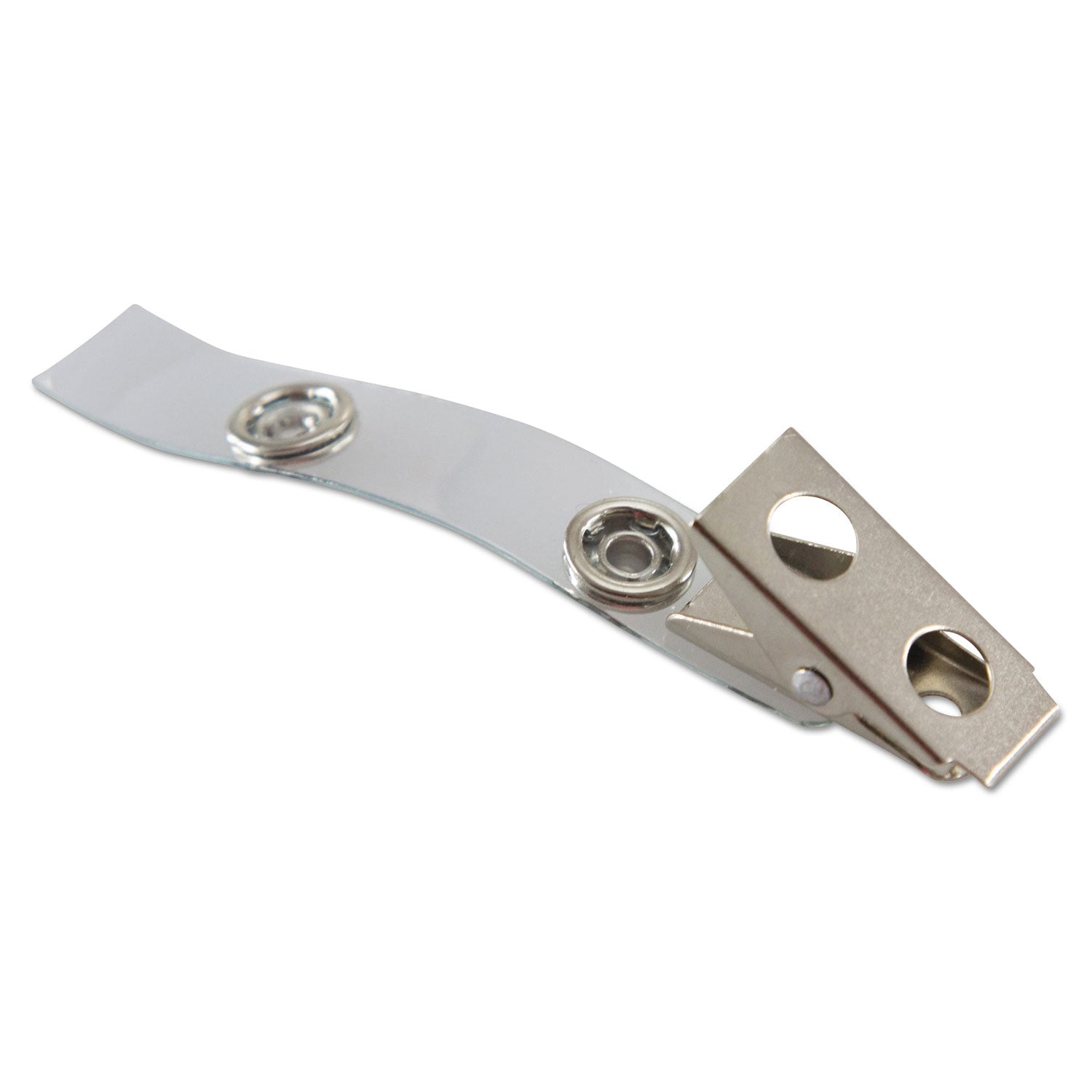 Button ID Badge Strap Clips, Pack of 25