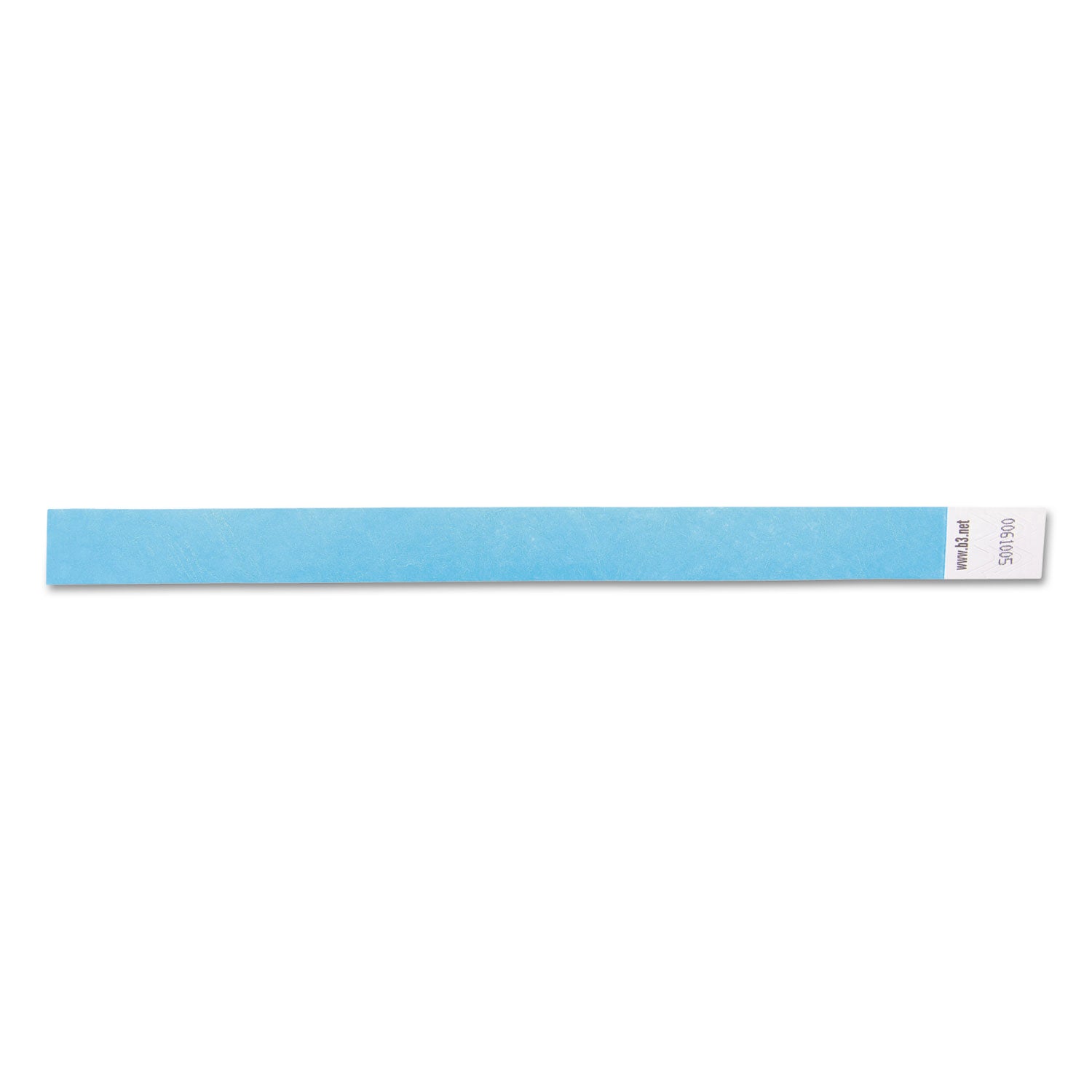 Sequentially Numbered Security Wristbands, 3/4", Blue, Pack of 100