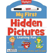 Pre-Owned My First Hidden Pictures Learning Fun: Learn  Practice  and Play Again and Again! Highlights My First Write-on Wipe-Off Board Books Board Bo