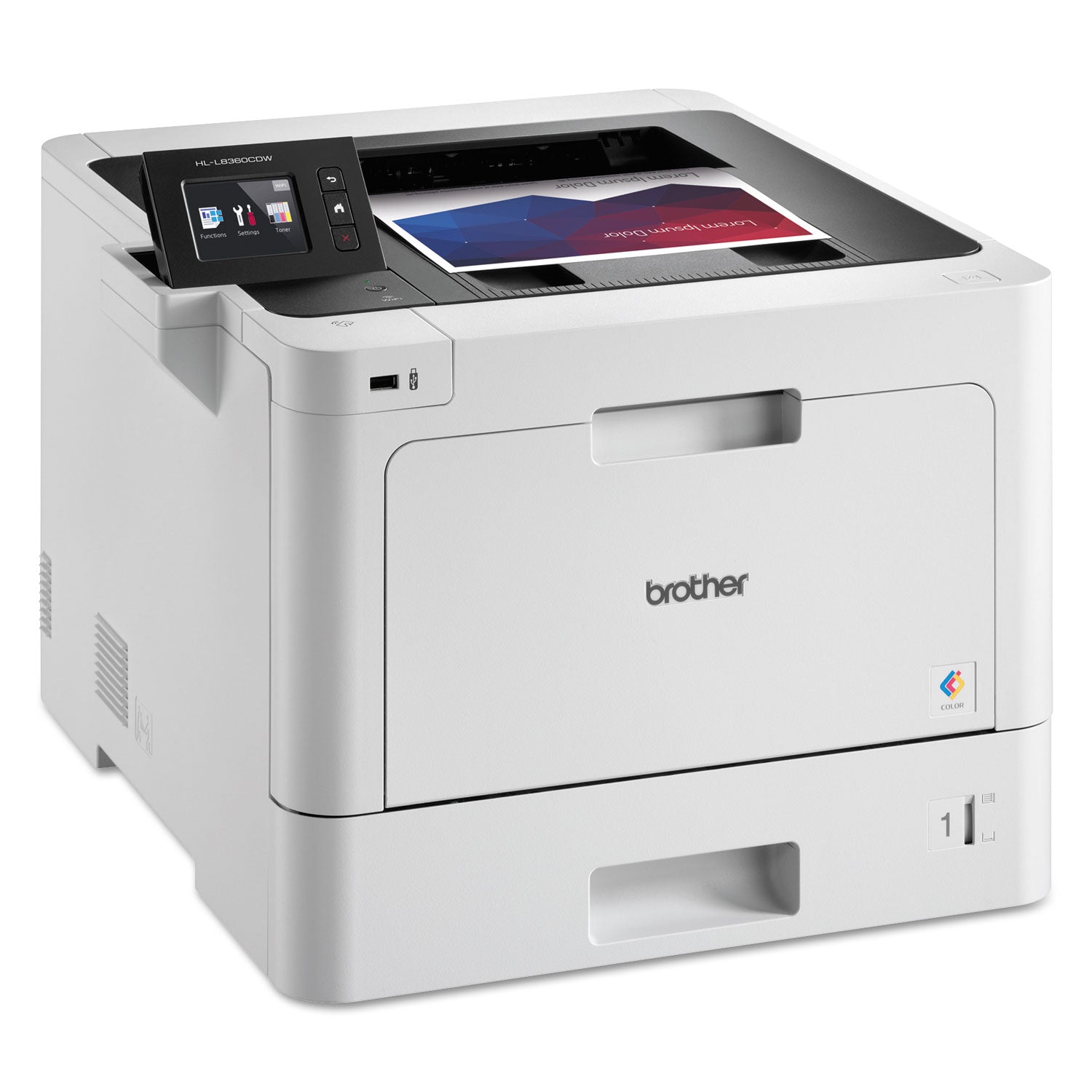 31 ppm Mono / 31 ppm Color - 2400 x 600 dpi class - Auto/Manual Duplex Print - 300 Sheets Input - Ethernet - Wireless LAN - 4000 Pages Duty Cycle - Plain Paper Print - Gigabit Ethernet - USB
