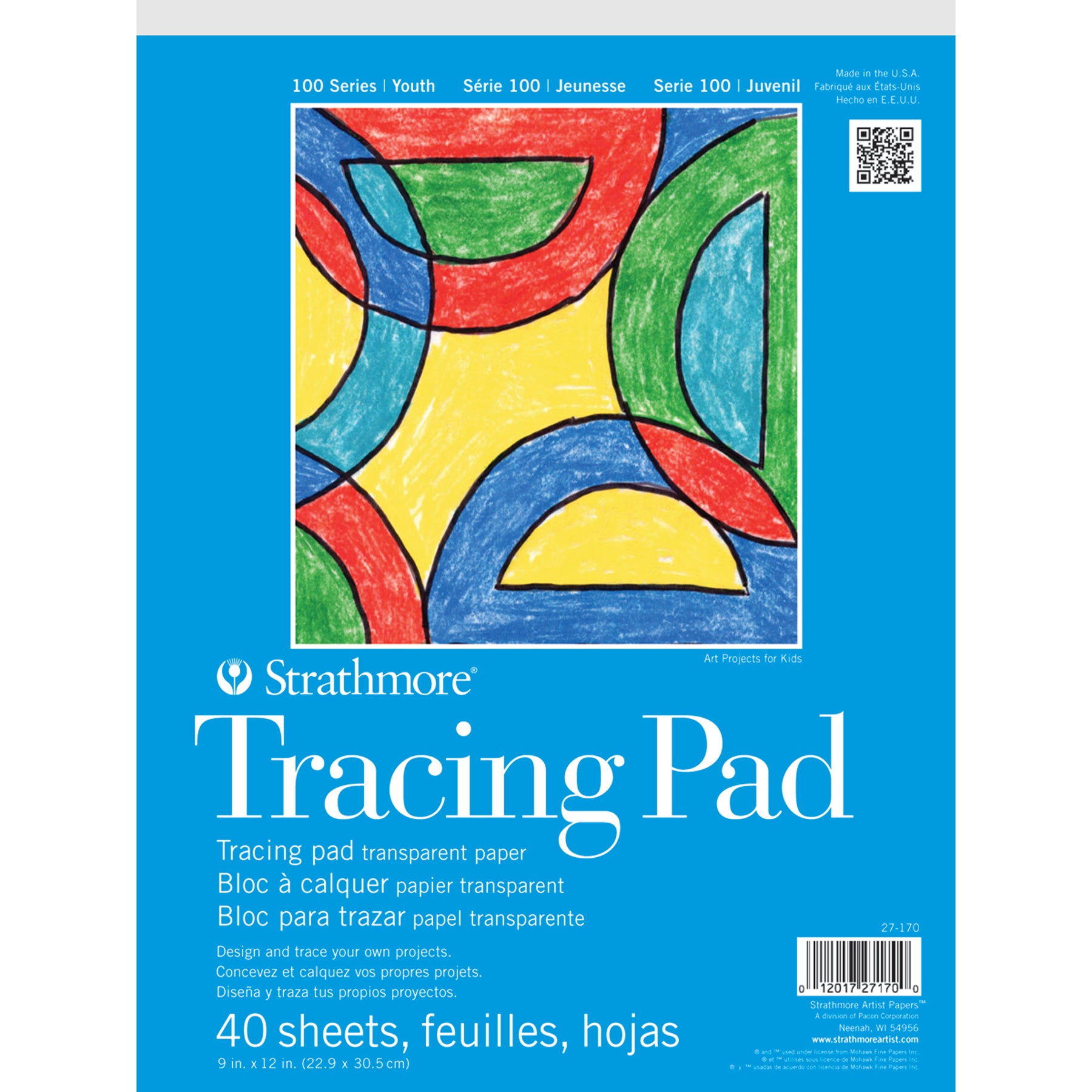 100 Series Tracing Pad, 40 Sheet, 9x12 inch, 1 Count