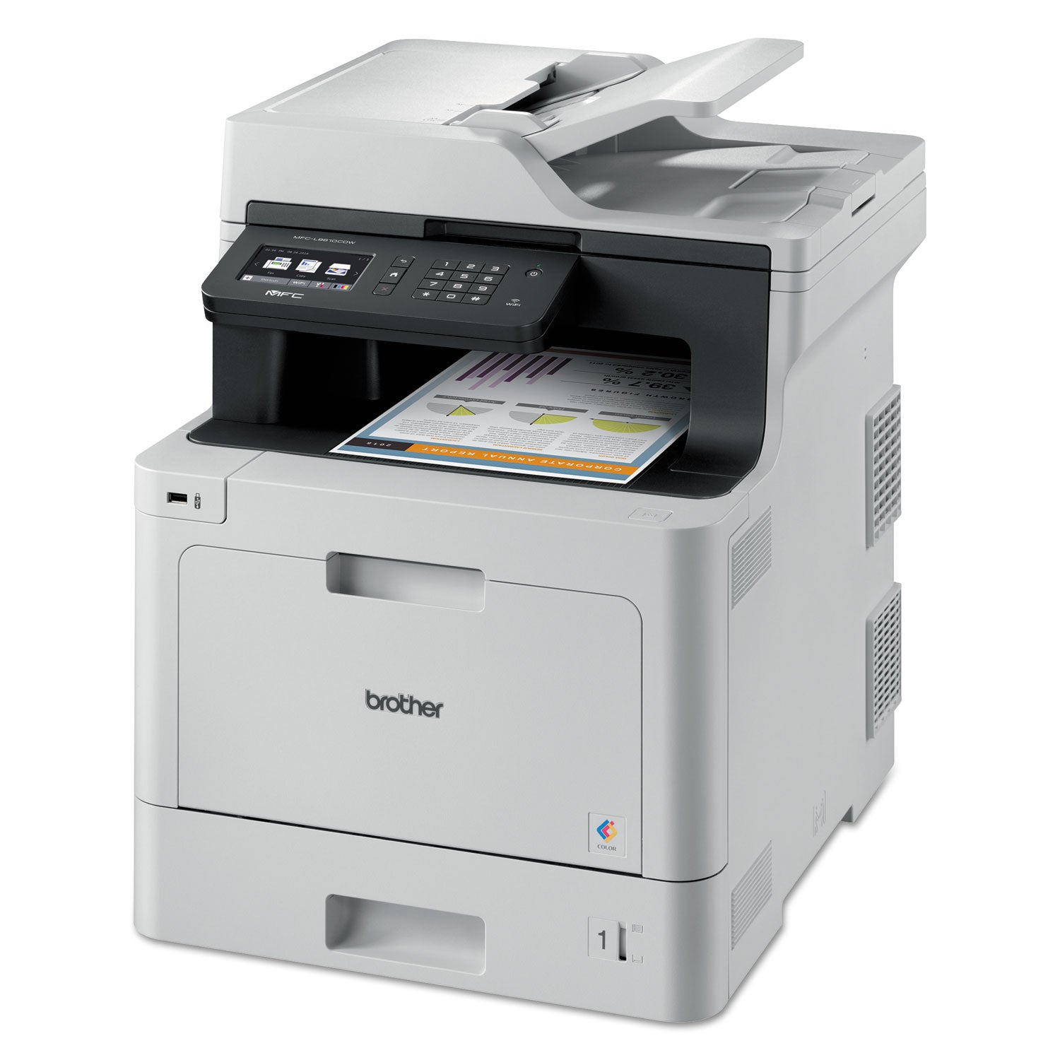 Brother MFC-L8610CDW Wireless Laser Multifunction Printer - Color