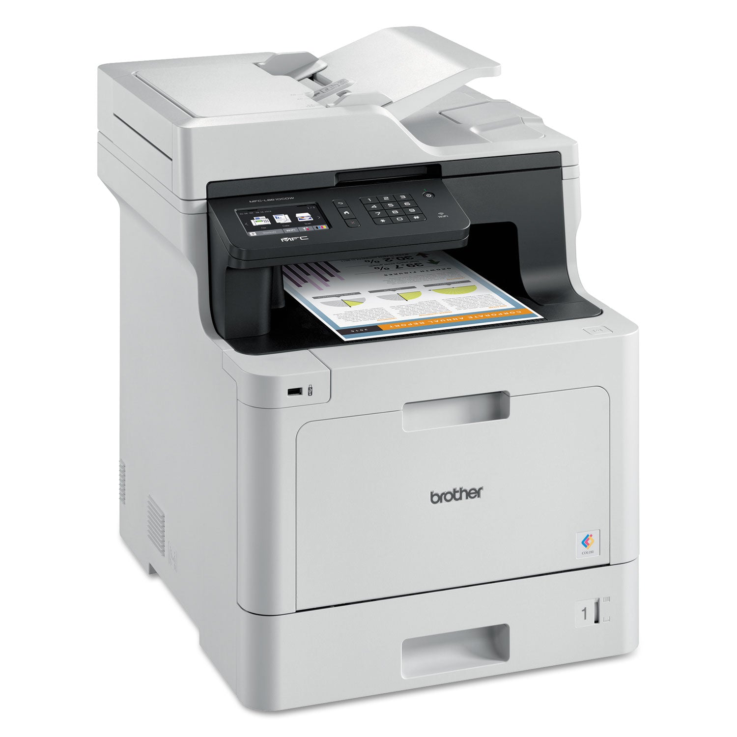 Brother MFC-L8610CDW Wireless Laser Multifunction Printer - Color