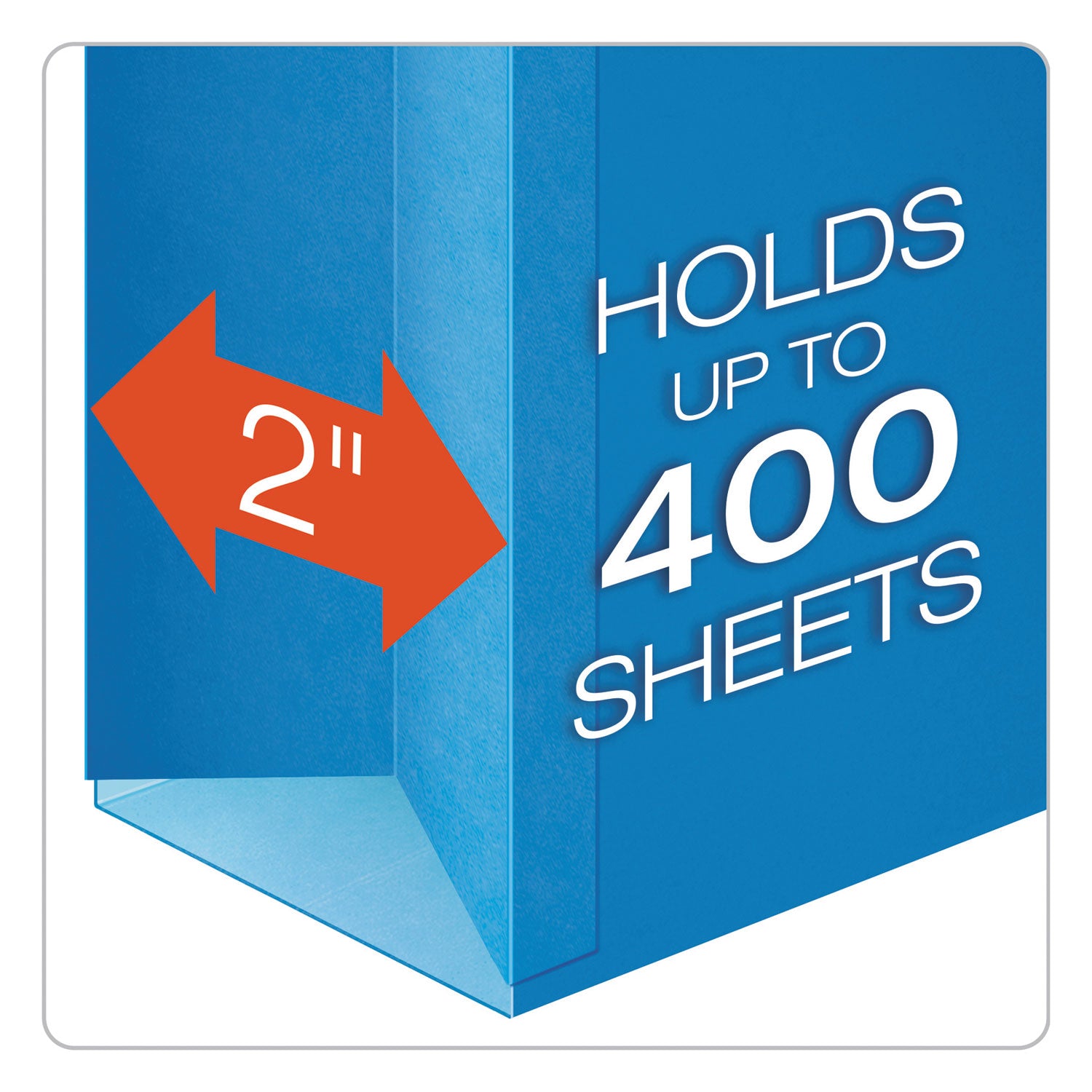 Pendaflex SureHook Legal Recycled Hanging Folder - 8 1/2" x 14" - 2" Expansion - Blue - Slip Resistant, Durable - 10% Recycled - 25 / Box