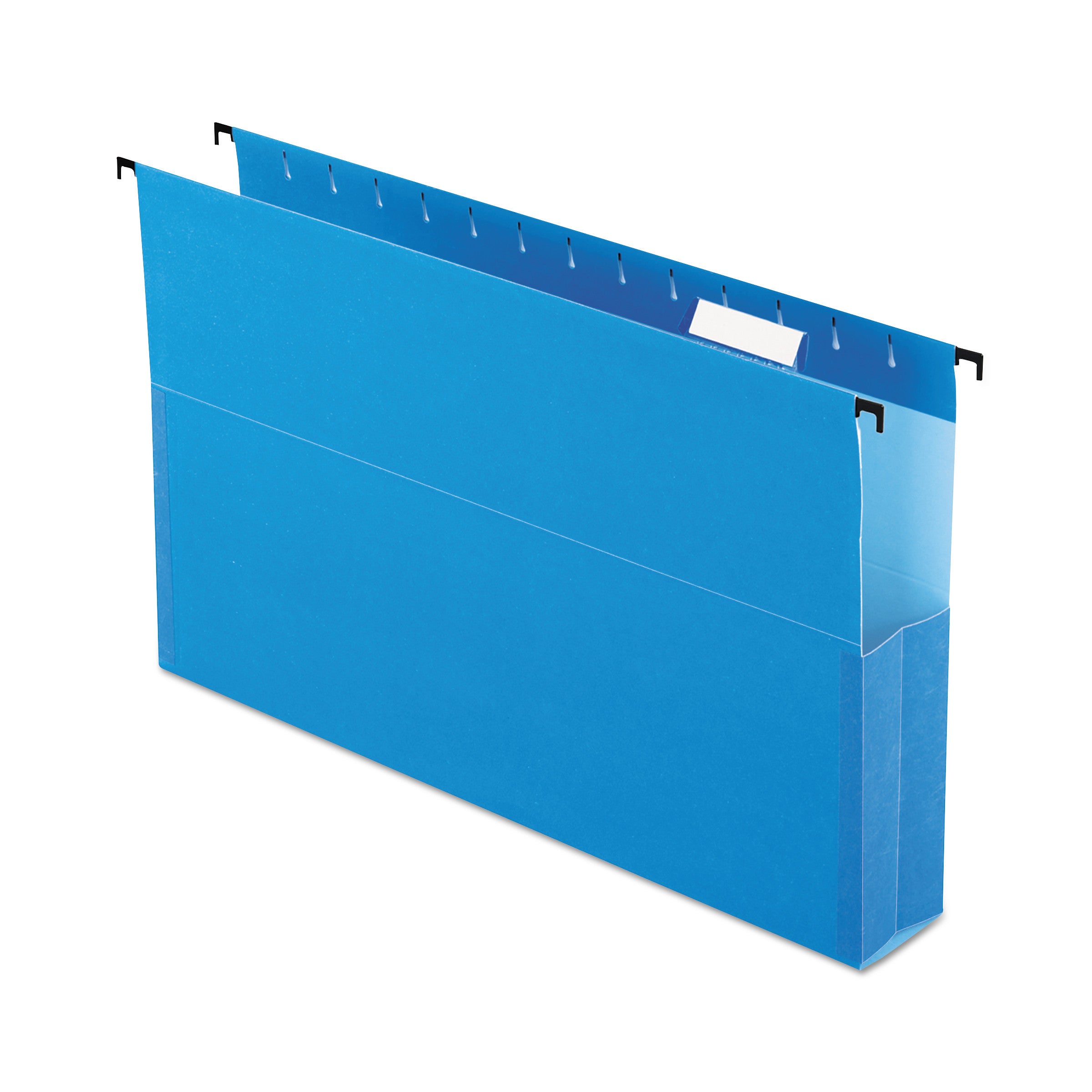 Pendaflex SureHook Legal Recycled Hanging Folder - 8 1/2" x 14" - 2" Expansion - Blue - Slip Resistant, Durable - 10% Recycled - 25 / Box