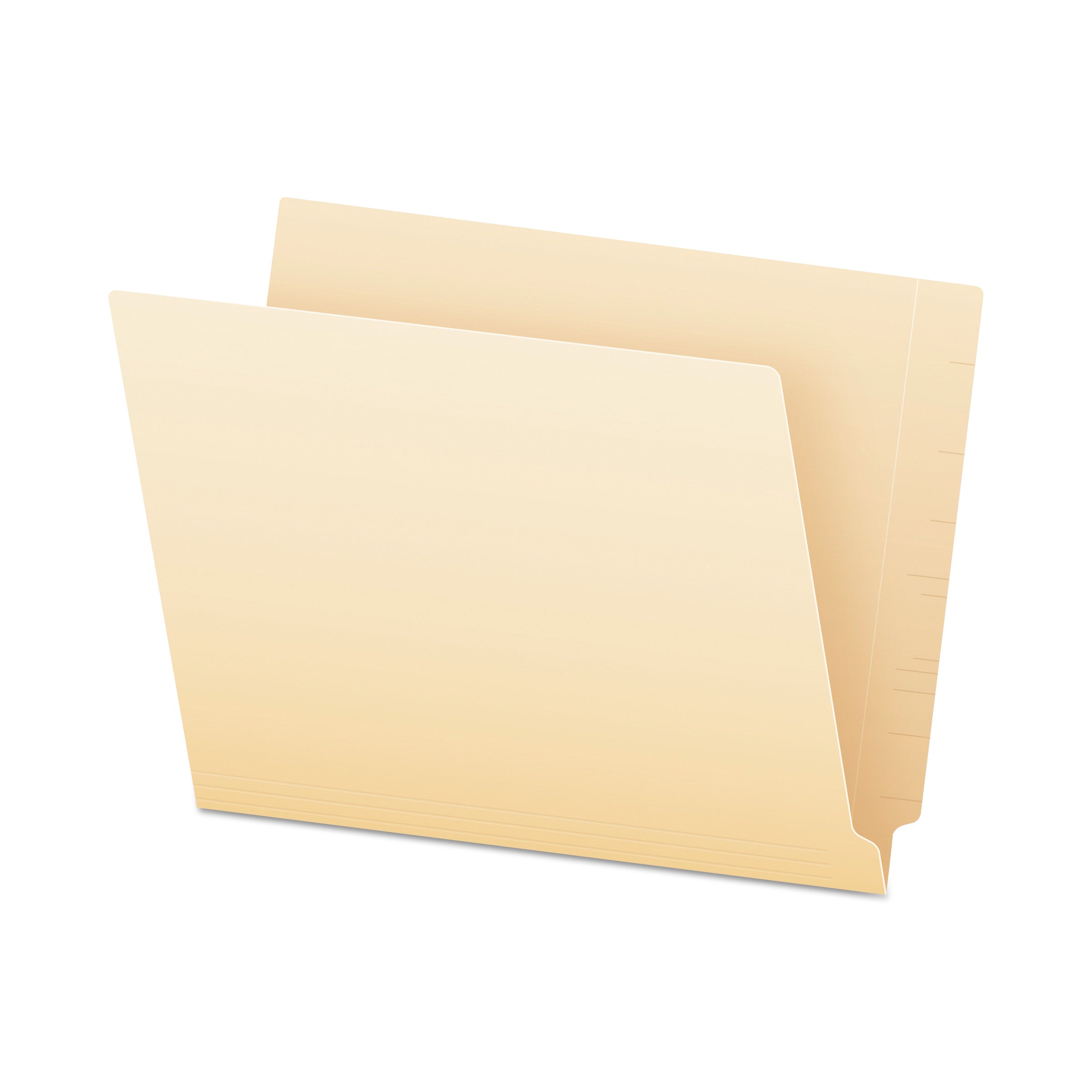 Pendaflex Letter Recycled End Tab File Folder - 8 1/2" x 11" - Manila - Acid-free - 10% Recycled - 75 / Box