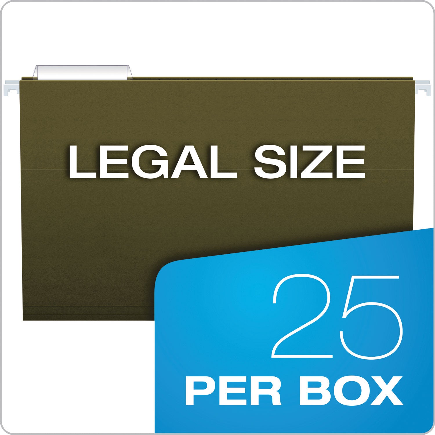 8 1/2" x 14" - Standard Green - 100% Recycled - 25 / Box