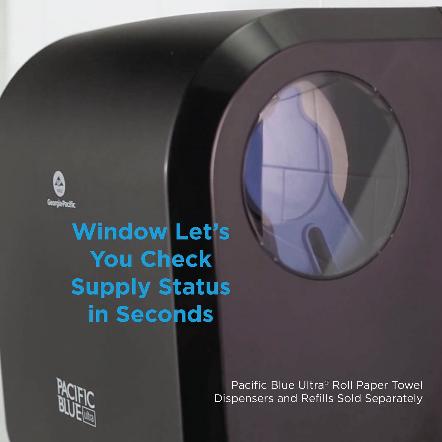 16" Height x 12.9" Width x 8.9" Depth - Black - Durable, Heavy Duty, Touch-free - 1 Each