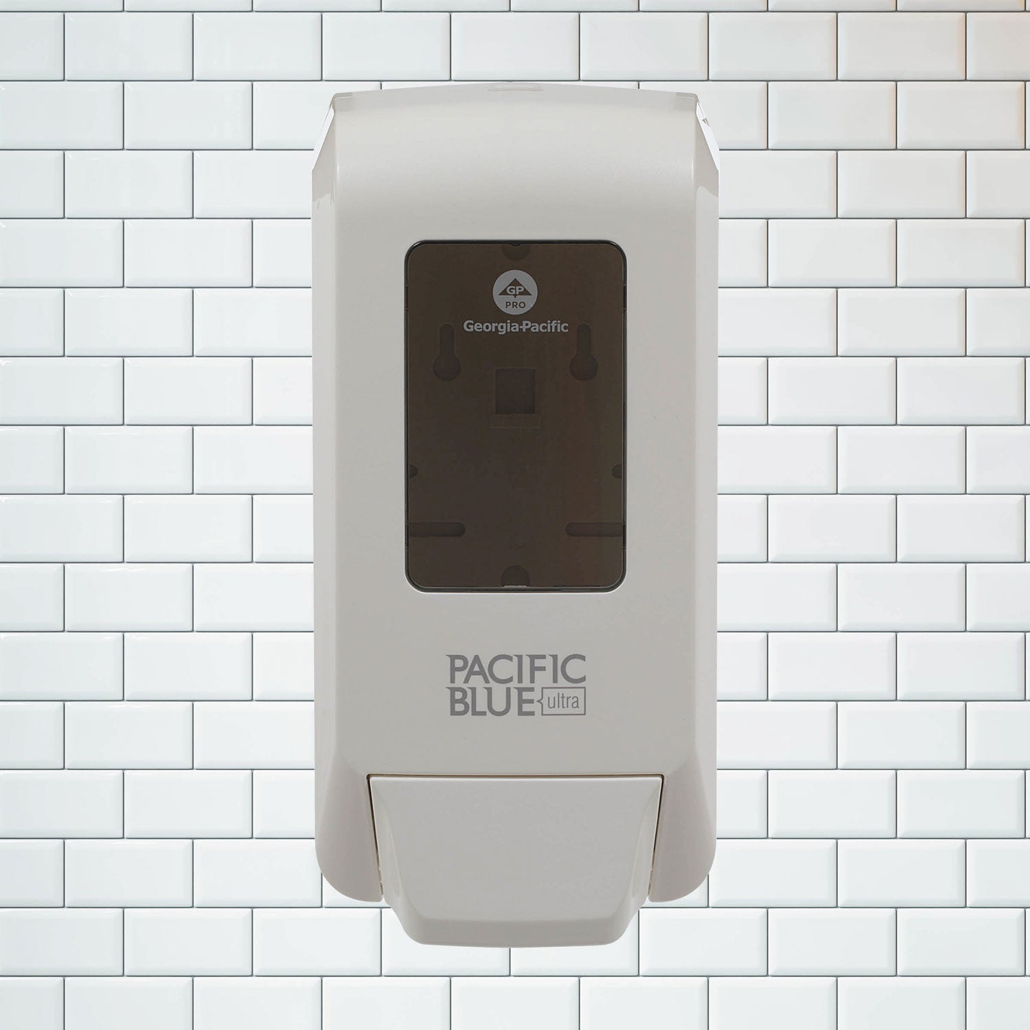Pacific Blue Ultra Foaming Hand Soap/Hand Sanitizer Wall-Mounted Manual Dispenser - Manual - White - 1 Each
