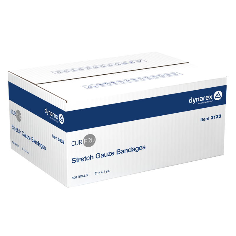 Stretch Gauze Bandage, 3" x 4.1 yd - 500 pcs per Case