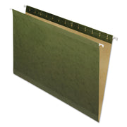 Pendaflex Legal Recycled Hanging Folder - 8 1/2" x 14" - Standard Green - Reinforced - 10% Recycled - 25 / Box