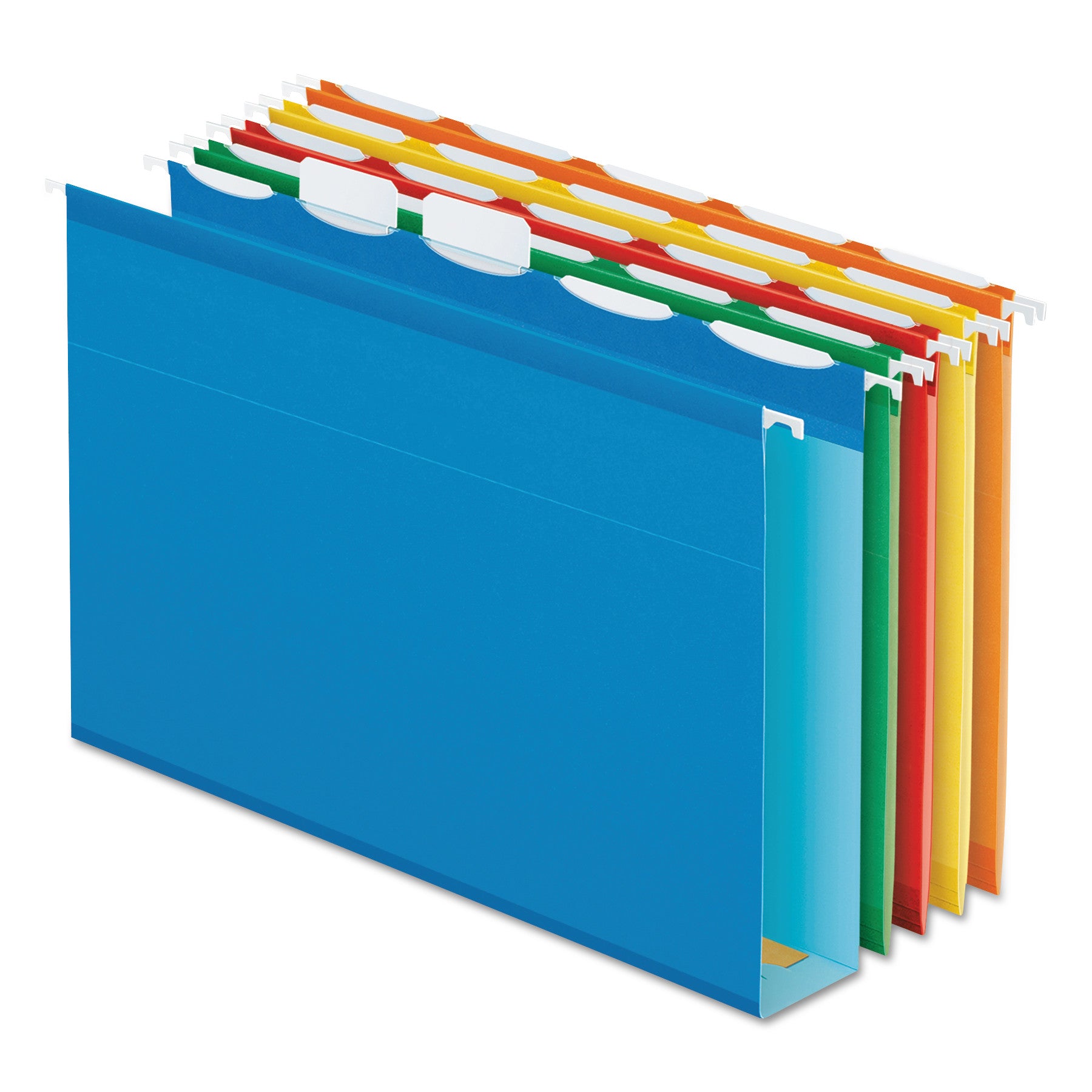 Pendaflex Letter Recycled Hanging Folder - 8 1/2" x 11" - 2" Expansion - 2" for Folder - Pressboard - Assorted - Reinforced - 10% Recycled - 20 / Box