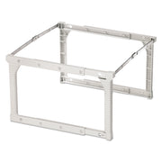 Pendaflex Folder Frames, Letter/Legal Size, Metal, Light Gray, 1 Box