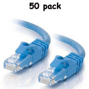 5' CAT6 Snagless 50Pk Blue