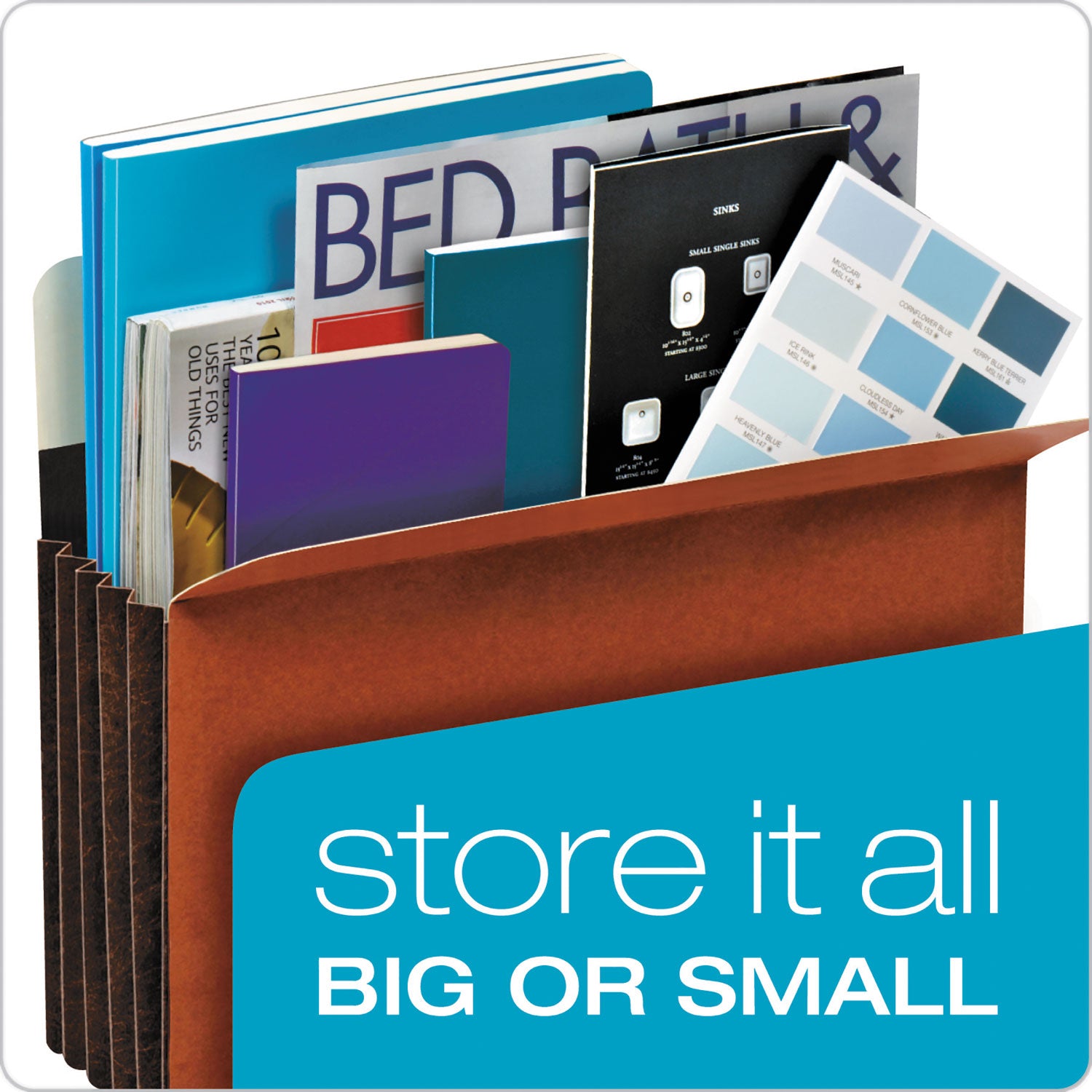 Pendaflex Legal Recycled Expanding File - 8 1/2" x 14" - 1600 Sheets Capacity - 7" Expansion - 24 pt. - Tyvek, Redrope, Redrope - Brown - Reinforced, Heavyweight Cover, Tear Resistant, Tyvek Gusset - 10% Recycled - 1 Box