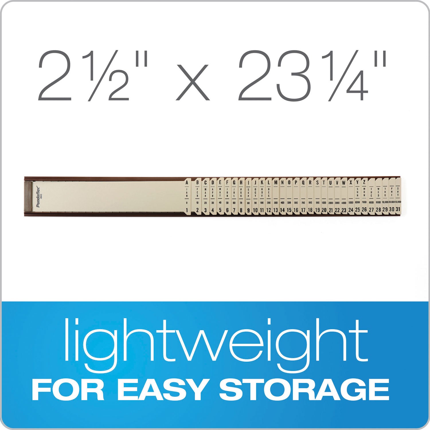 2.50" Width x 23.25" Length - Non-skid Base - Gray - Plastic - 1 Each
