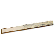 2.50" Width x 23.25" Length - Non-skid Base - Gray - Plastic - 1 Each