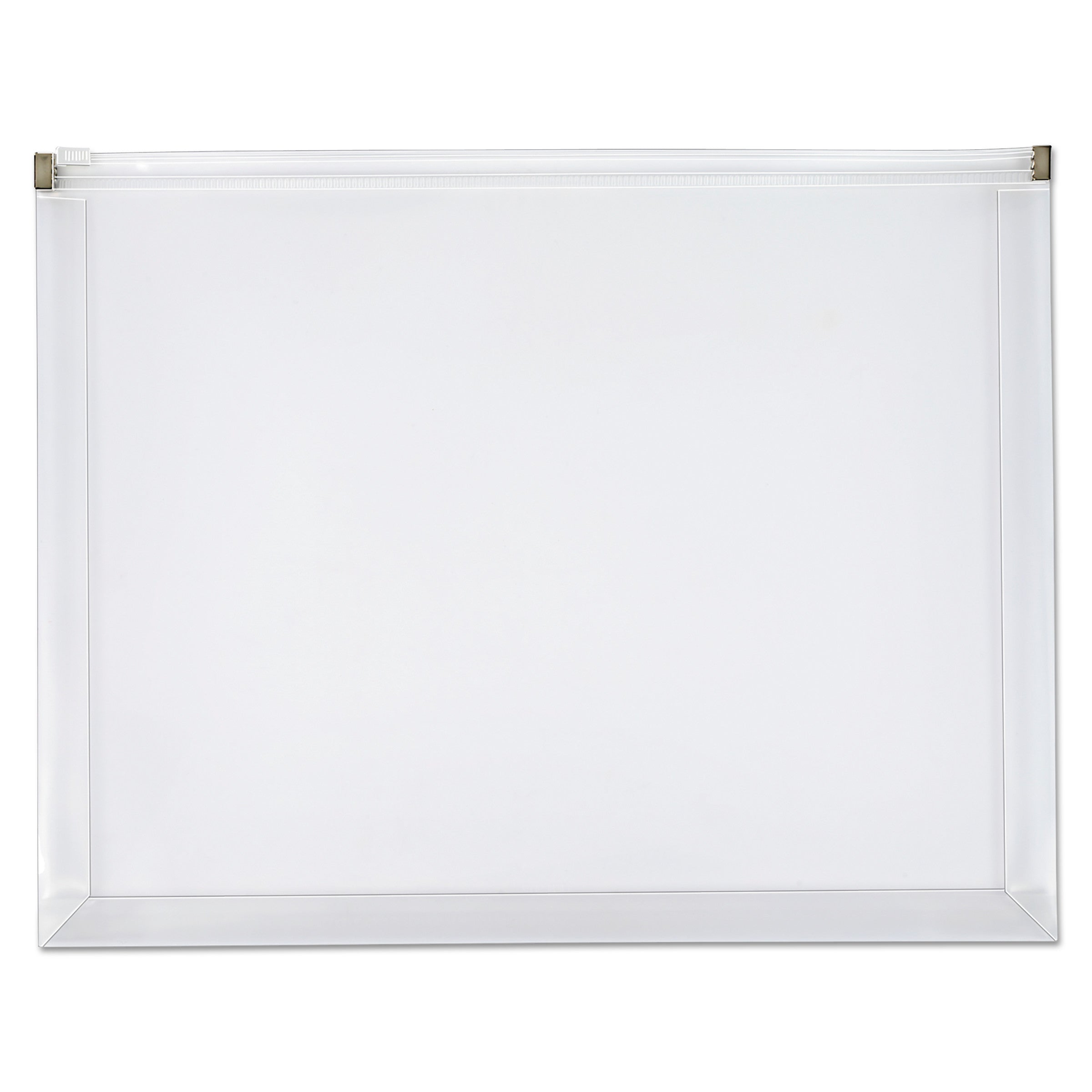 Poly Zip Envelope, Zipper Closure, 10 X 13, Clear, 5/pack